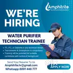 WE'RE HIRING – Water Purifier Maintenance Trainee