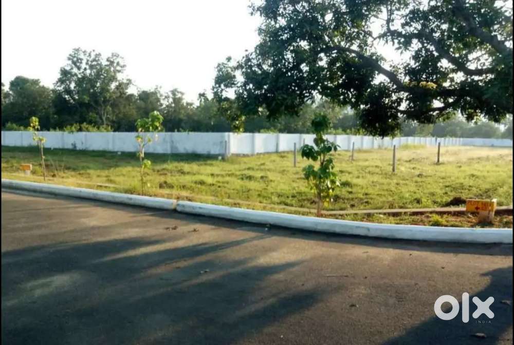 NH5 HIGHWAY 1km Ready to Construction VMRDA Plot Sale JONNADA Village