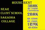 RENT2BHK 12000 1BHK 6500 GROUNDFLOOR NEAR CLUNY SCHOOL SARADHA COLLAGE