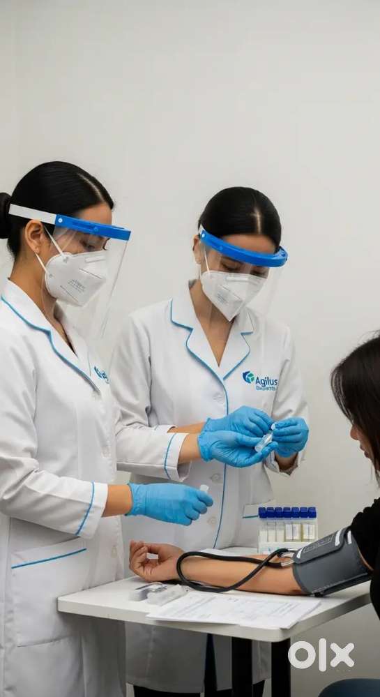 Phlebotomist ; Receptionist ; Front office: Female Candidate