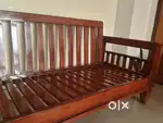 Pure Sheesham wood sofa set and center table