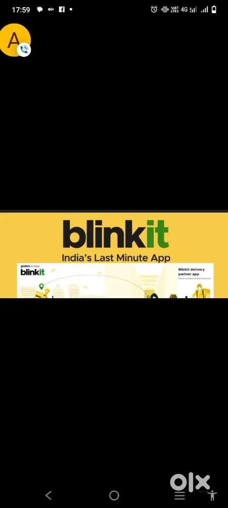 Hiring for Kolkata blinkit delivery boy job