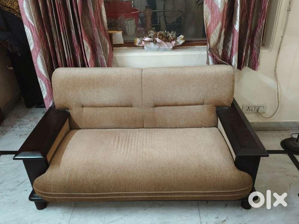 6 seater sofa set - with real wood