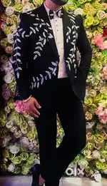 3 pc black suit