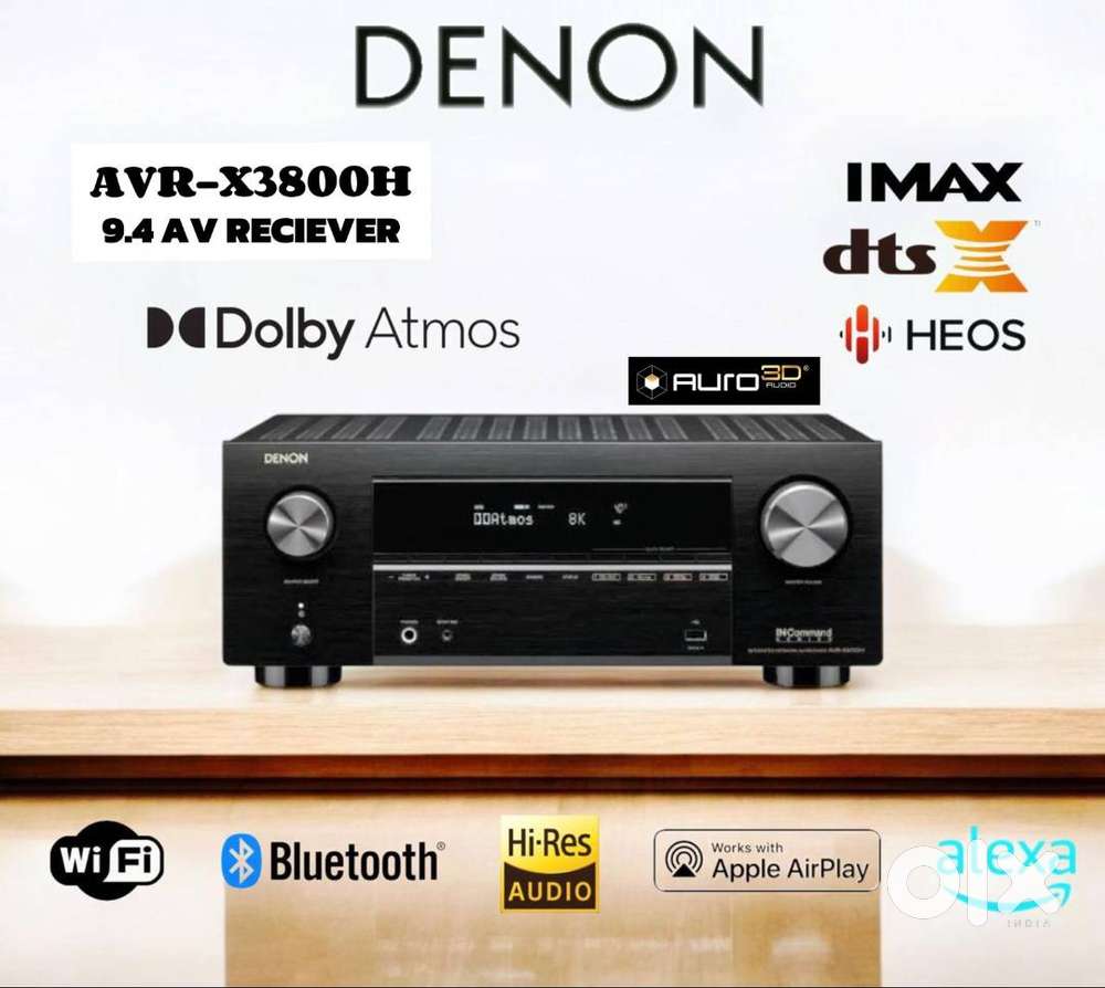 DENON : AVR-X3800H 9.4 DOLBY ATMOS AV RECEIVER