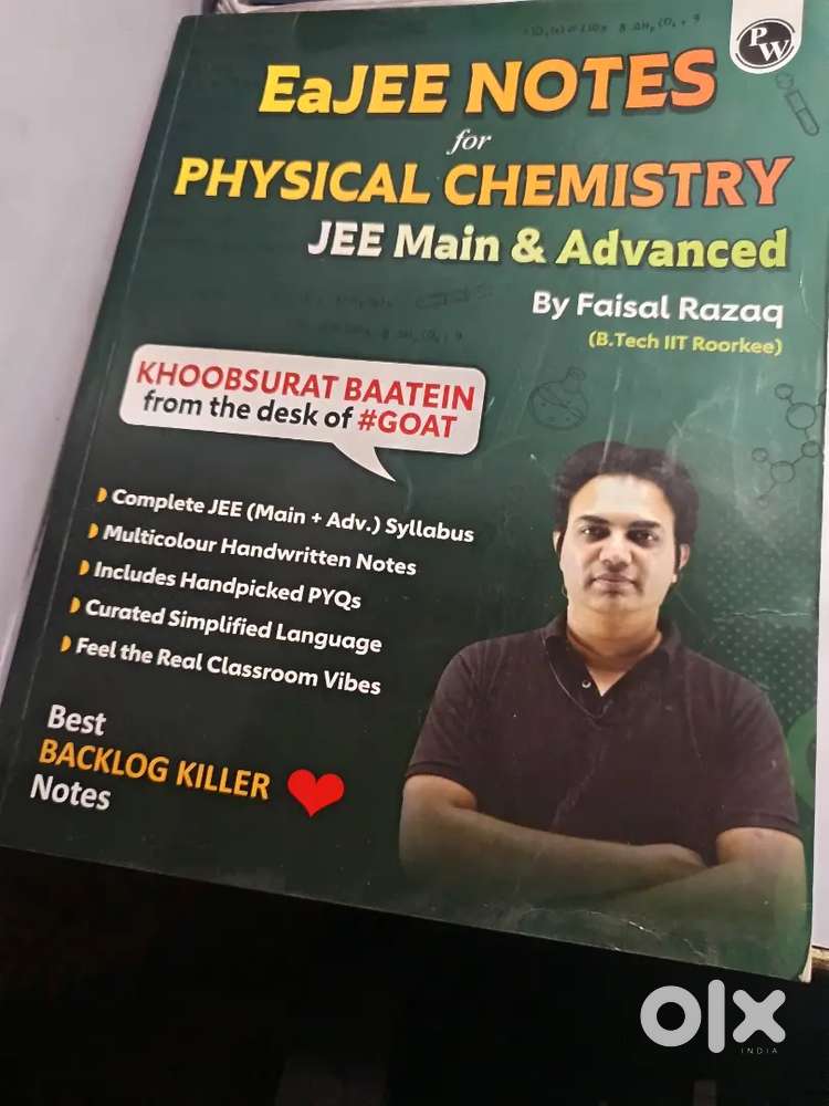 PW Eajee notes for physical chemistry(2025 edition)