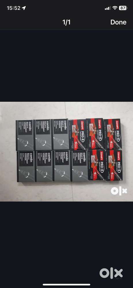Brand new Camlin and Luxor permanent marker pens for sale-12 Boxes