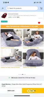 Long pillow for comfort sleep