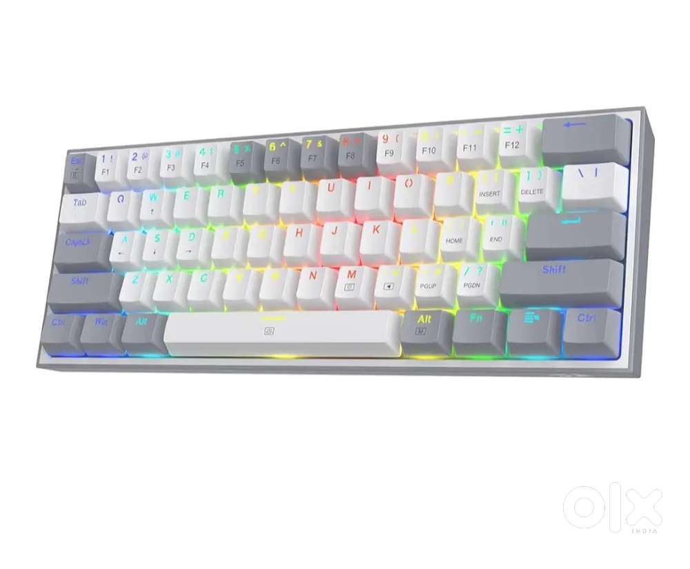 Redragon K617 Fizz 60% RGB Mechanical Keyboard – Red Switch with Box