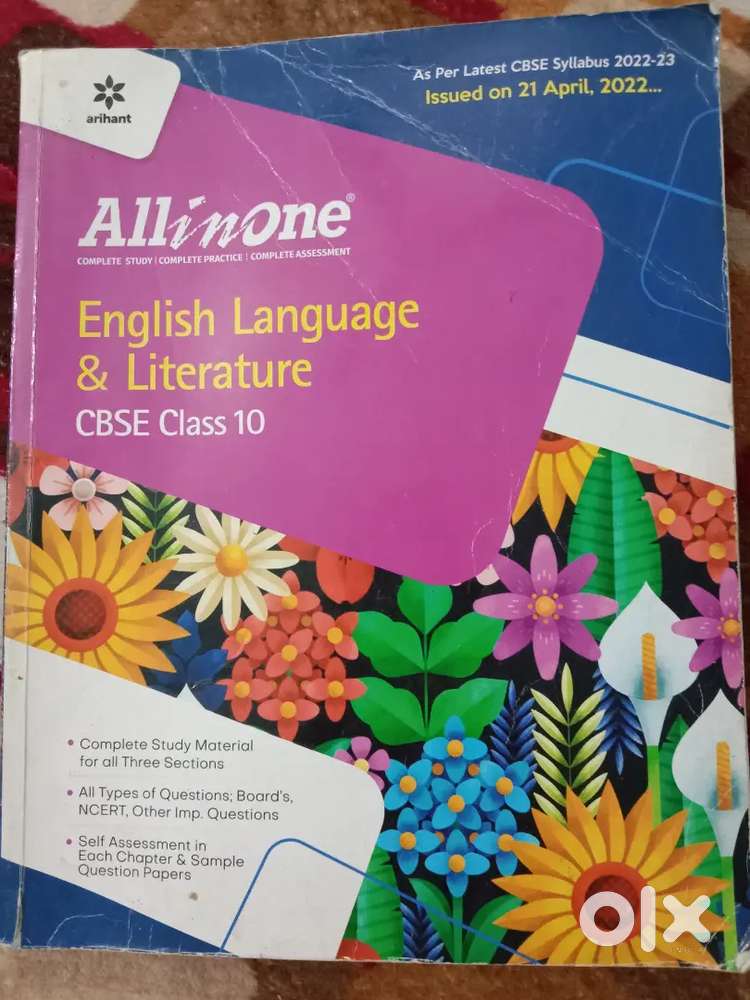 Arihant All In One English Language & Literature CBSE Class 10 Book
