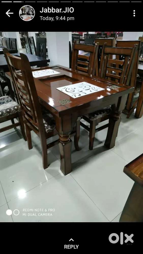 Brand new model 4 seater dining table available in starf premium furni