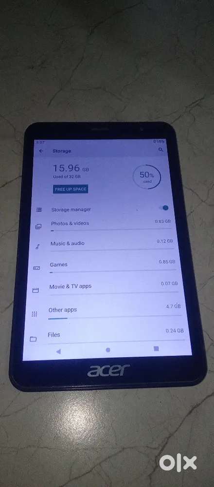 Acer ka tab 4/64 only wifi