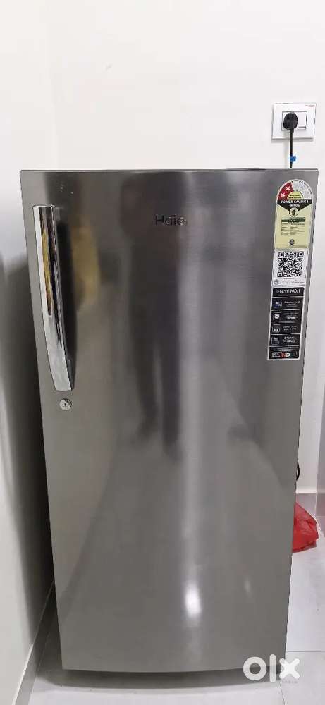 Haier 190 liter 5 months old refrigerator  on sale mapusa goa