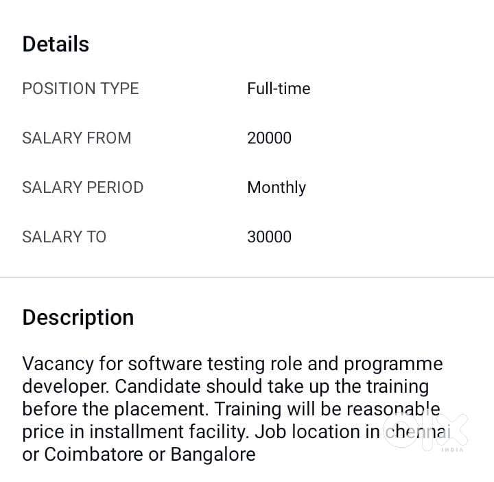 Full time job