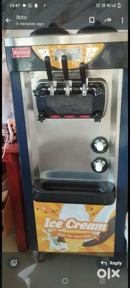Ice cream machine 3months old