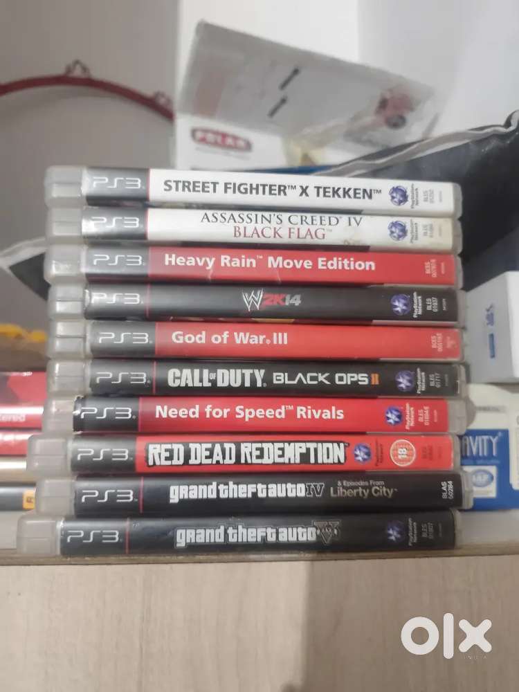 PS3 games blueray dvd