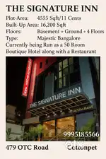 Majestic Bangalore Hotel along with a Restaurant