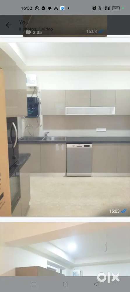 3bhk flat for Rent in Zirakpur green Lotus Ustav Airport roadZirakpur