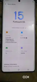 Vivo v40 8/128 exchange v kr loonga, plz ad read kreo pehla