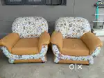 Cushioned 3 piece sofa