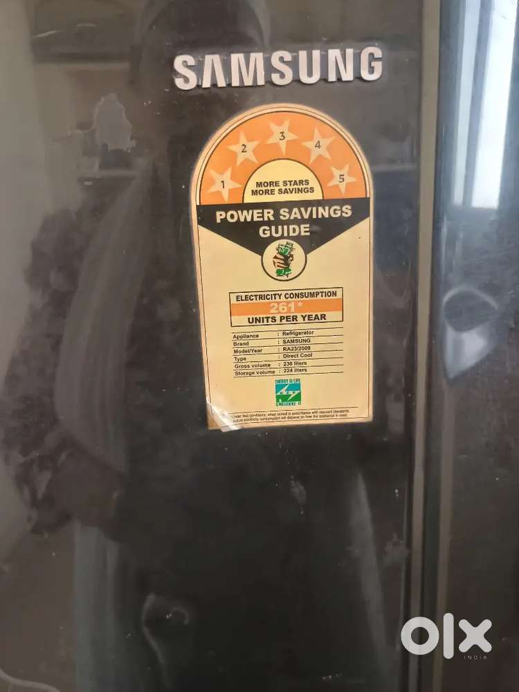 Selling a Samsung single door refrigerator in great working condition.