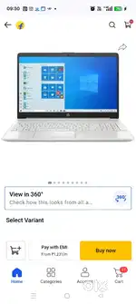 I sell my unused new HP  laptop