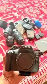 Canon EOS 1500D DSLR 2.5 years (approx 6k shutter) scratch less.