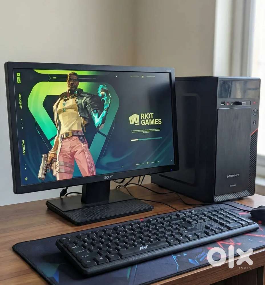 Full PC Setup with Monitor