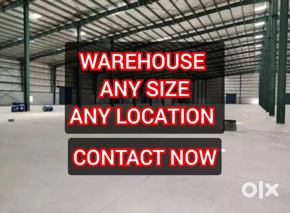 1000sqft - 50000sqft Warehouse Any Size Any Location For Rent