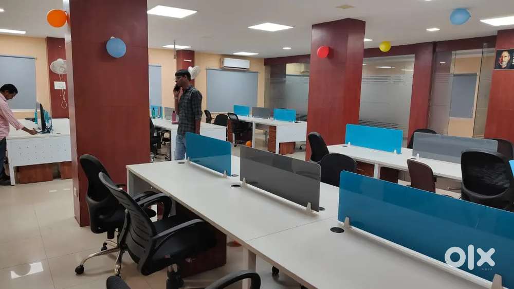 Plug N Play Commercial Office Space For Rent at Madhapur