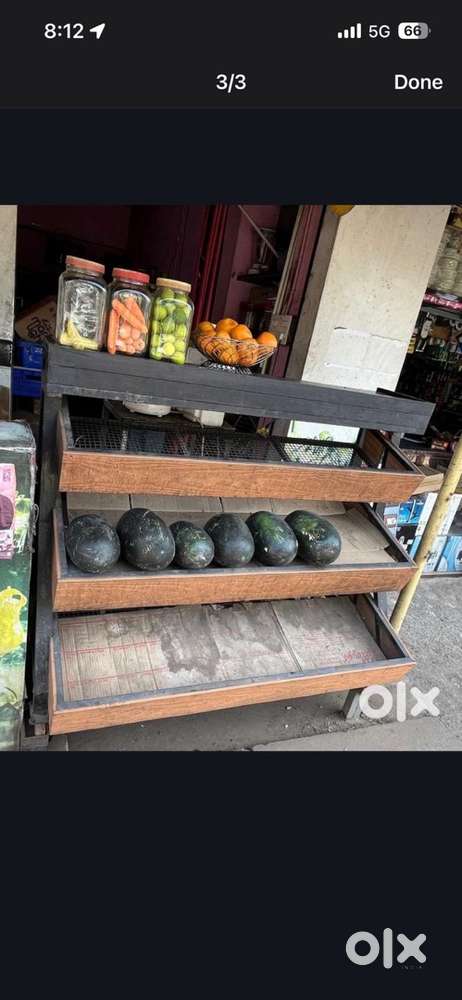 Fruits display counter