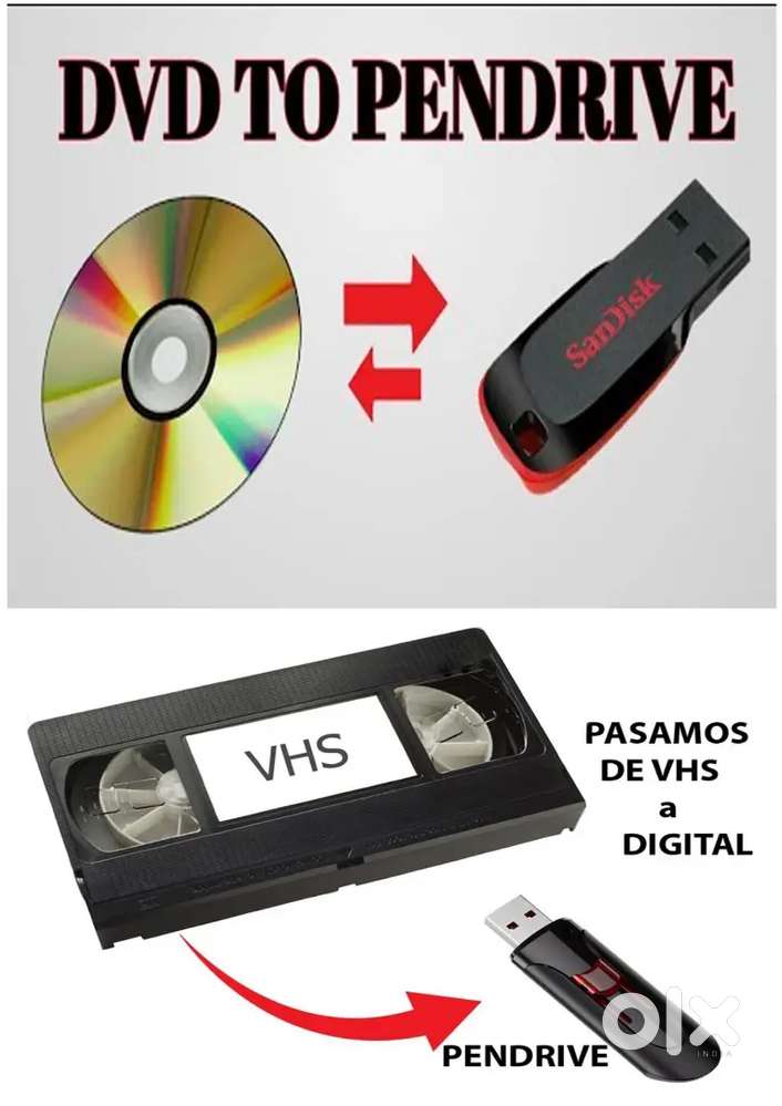 वी सी आर वीडियो कैसेट से पेन ड्राइव / VCR Video cassette to pen drive