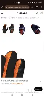Scala atlas Tornado hand Gloves Wroom Dri-fit Balaclava bike Mask