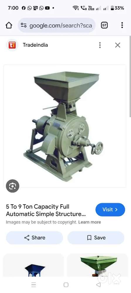REQUIRE MALE PERSON TO OPERATE FLOUR MACHINE AT MARDOL GOA