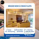 Brand New 2/3BHK Sea View Flats for Sale in Sancoale