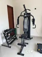 Multi home gym machine with Dumbell rack and Dumbell from 2.kg till 15