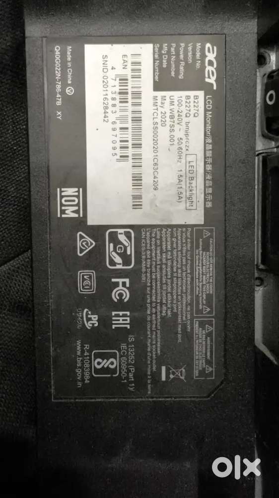 Hp 24 inch & SAMSUNG 24 inch Acer 22 inch