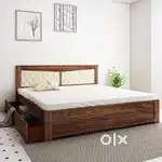 Monday sale buy new Double bed with box -6499/-
