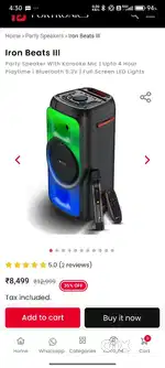 Portronics Iron Beats III