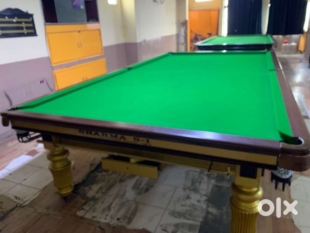 Sharma S1 snooker table and 5 snooker tables