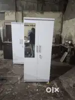 Double Door Wardrobe in White