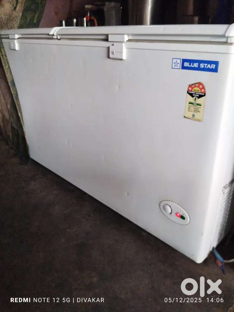 Blue star deep freezer 575 liters super cooling 24 hours