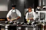 Cloud kitchen Packaging and cooking helper