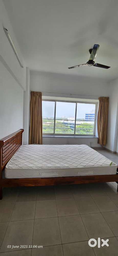 1 double bed with mattees