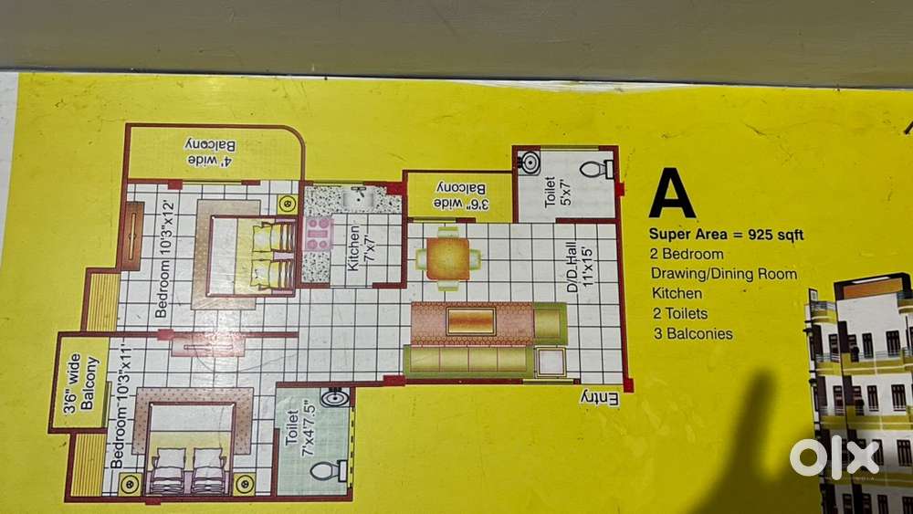 ARMAN APARTMENT FLAT FOR SALE 2BHK