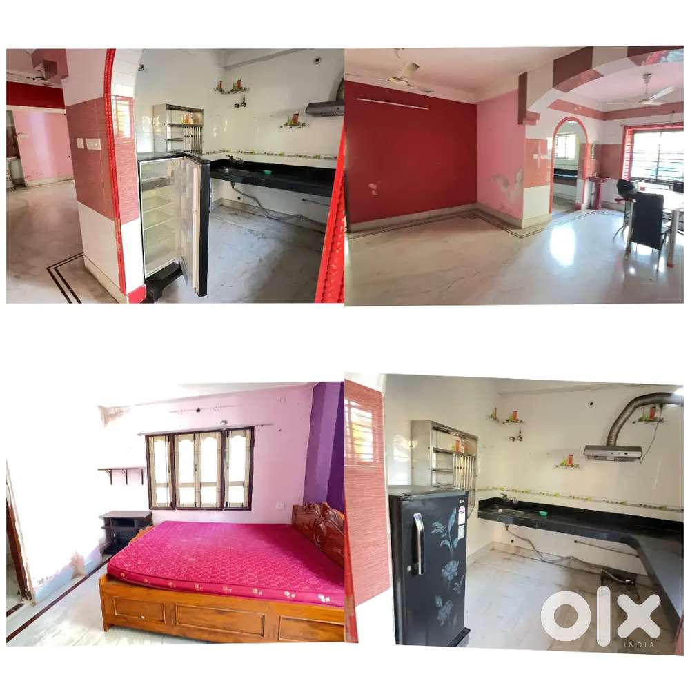 3bhk semi furnished flat 14000/- near clock tower sevoke road