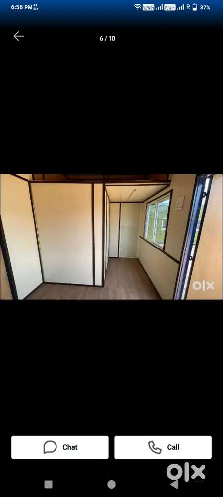 Container House with Vacant Land 150 sq. Yards