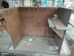 Wooden tea counter or juice counter