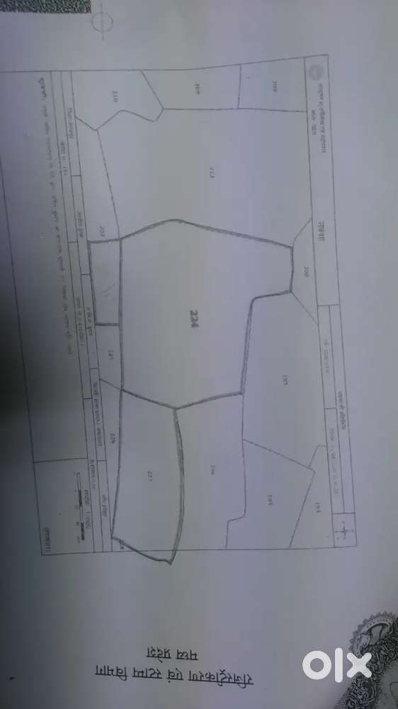 Residential plot size 72x48 sqf