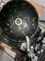 Corner basin with tap for sale